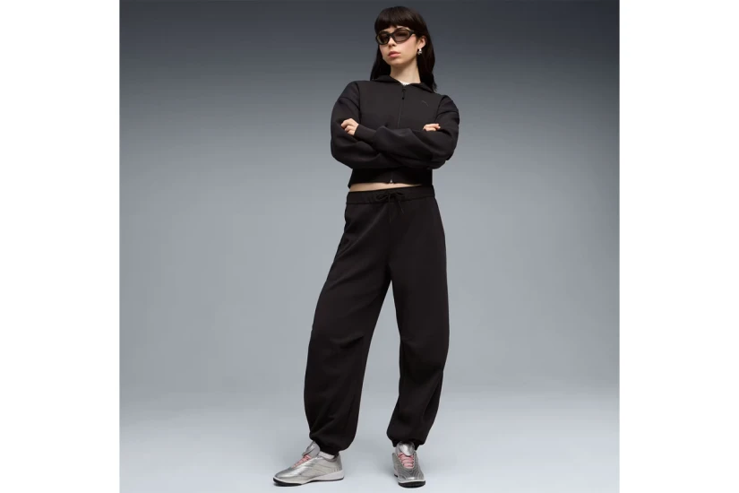 Puma Pumatech Sense Γυναικεία Ζακέτα με Κουκούλα Μαύρη