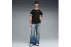 Puma T7 Big Cat Ringer Ανδρικό Κοντομάνικο T-Shirt Μαύρο, Λευκό