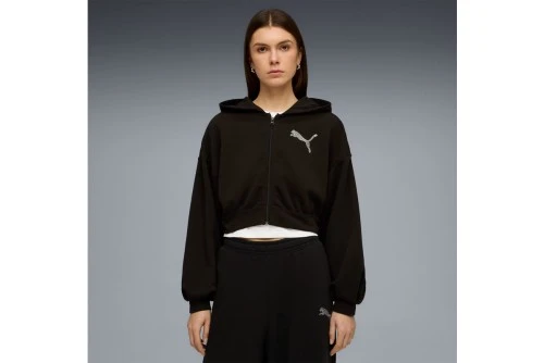 Puma Essentials Graphics Bedazzled Ζακέτα Βαμβακερή Γυναικεία (635394 01)