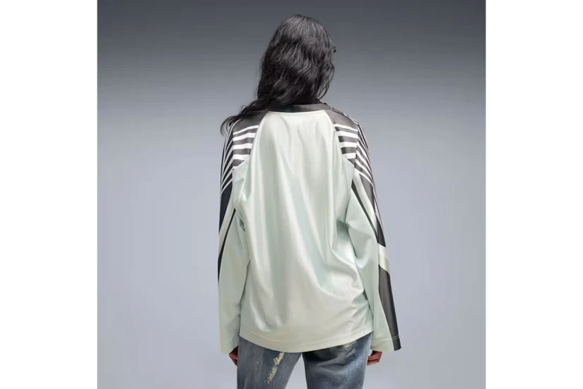Puma Street Glam Bedazzled Jersey Μπλούζα Με V Γυναικεία (636650 29)