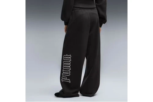 Puma Street Glam Slouchy Bedazzled Παντελόνι Φόρμας Γυναικείο (636652 01)