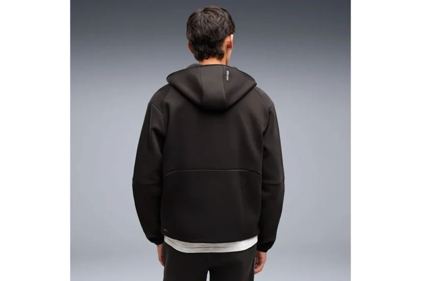 Puma Tech Relaxed Ανδρική Βαμβακερή Ζακέτα με Κουκούλα Μαύρη