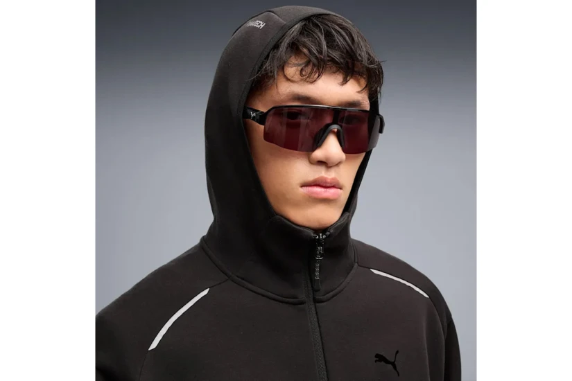 Puma Tech Relaxed Ανδρική Βαμβακερή Ζακέτα με Κουκούλα Μαύρη