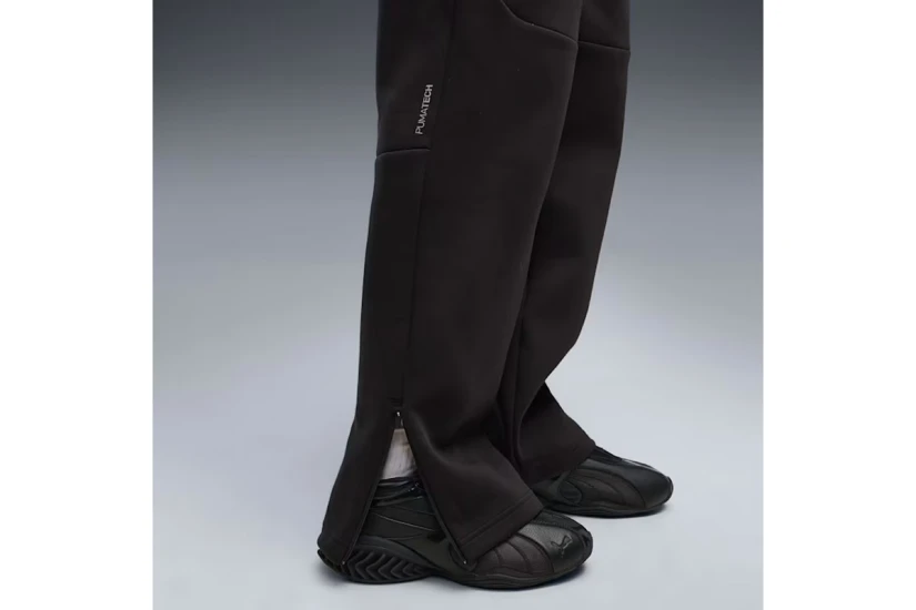 Puma Tech Oversized Ανδρικό Παντελόνι Φόρμας Μαύρο