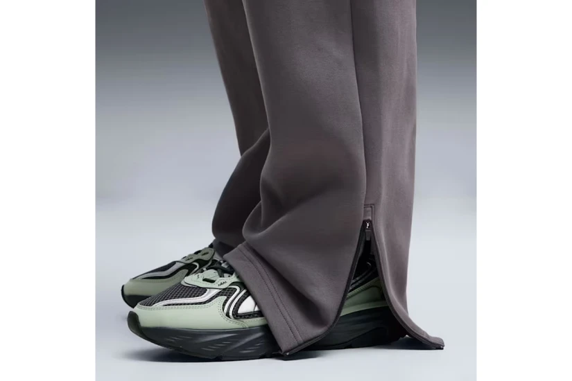 Puma Tech Oversized Ανδρικό Παντελόνι Φόρμας Γκρι Σκούρο