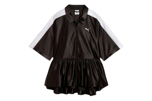 Puma T7 Ruffle Κοντομάνικη Ζακέτα Πολυεστερική Γυναικεί (636885 01)
