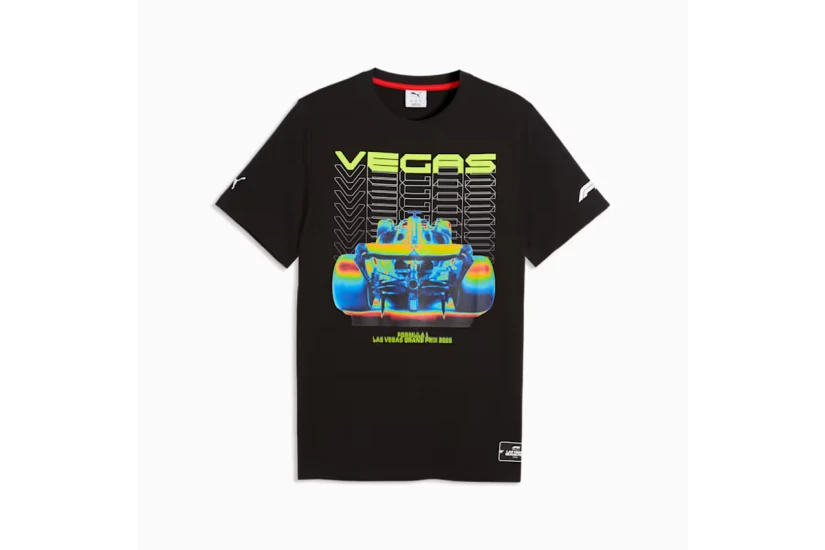 Puma F1 Las Vegas Ανδρικό Κοντομάνικο T-Shirt Μαύρο, Διάφορα Χρώματα