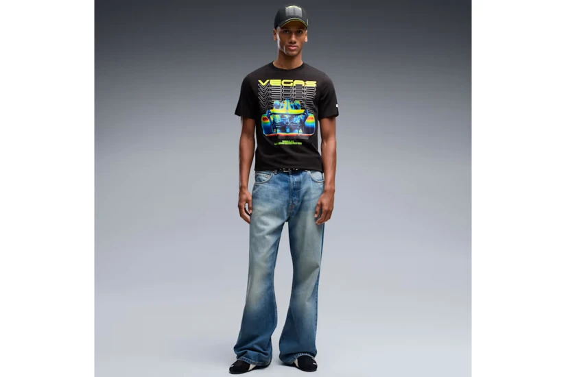 Puma F1 Las Vegas Ανδρικό Κοντομάνικο T-Shirt Μαύρο, Διάφορα Χρώματα