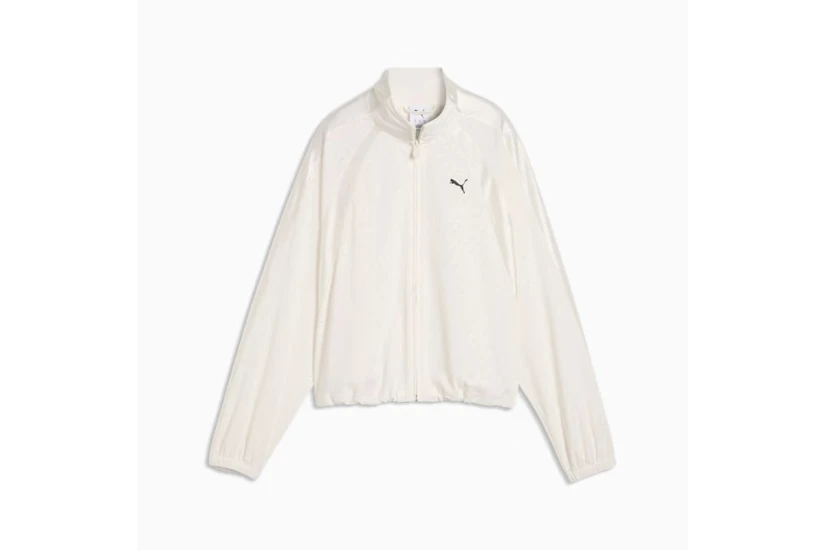 Puma Lace Pack T7 Relaxed Γυναικεία Πολυεστερική Ζακέτα Εκρού