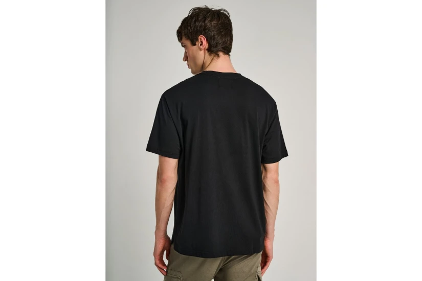 Staff Ανδρικό Κοντομάνικο T-Shirt Μαύρο