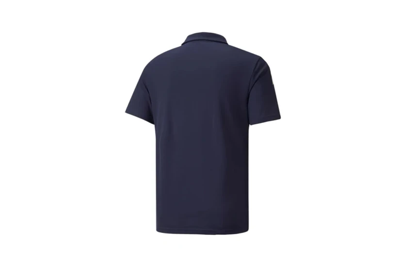 Puma Teamliga Sideline Polo Ανδρικό Κοντομάνικο T-shirt Μπλε Σκούρο