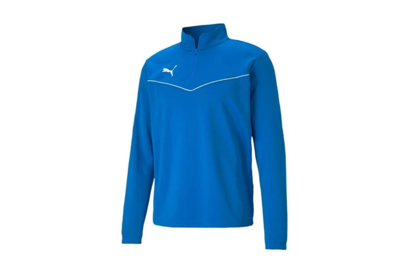Puma Team Rise 1-4 Zip Top Μακρυμάνικη Μπλούζα με Φερμουάρ Ρουά