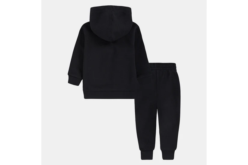 Jordan Jersey Pack Infants Βρεφικό Σετ Hoodie - Παντελόνι Φόρμας Μαύρο