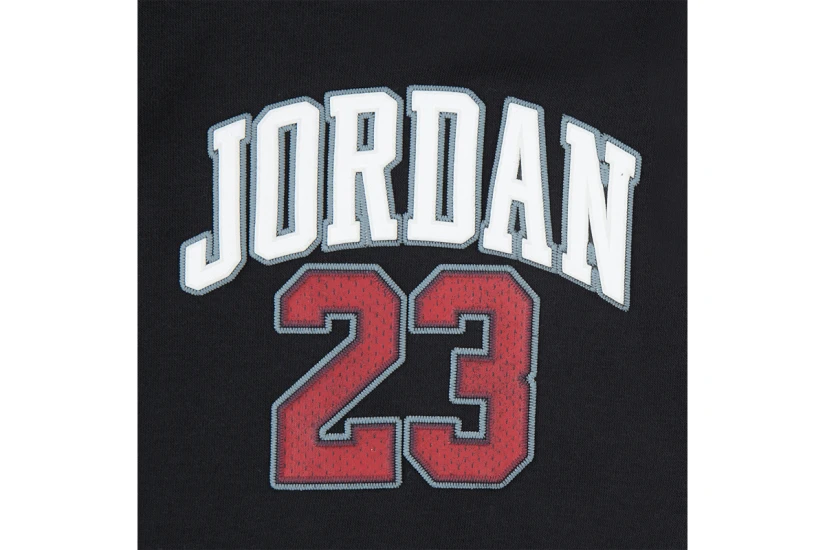 Jordan Jersey Pack Infants Βρεφικό Σετ Hoodie - Παντελόνι Φόρμας Μαύρο