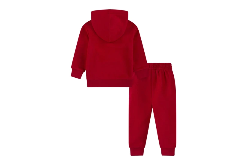 Jordan Jersey Pack Infants Βρεφικό Σετ Hoodie - Παντελόνι Φόρμας Κόκκινο