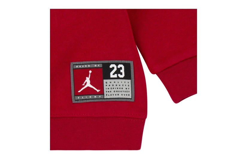 Jordan Jersey Pack Infants Βρεφικό Σετ Hoodie - Παντελόνι Φόρμας Κόκκινο