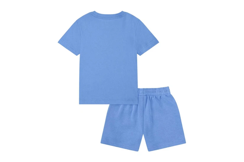 Jordan Brooklyn Essentials Βρεφικό Σετ Κοντομάνικο T-Shirt - Σορτς Σιέλ