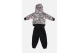 Jordan Brooklyn Fleece Βρεφικό Σετ Φούτερ με Κουκούλα - Παντελόνι Φόρμας