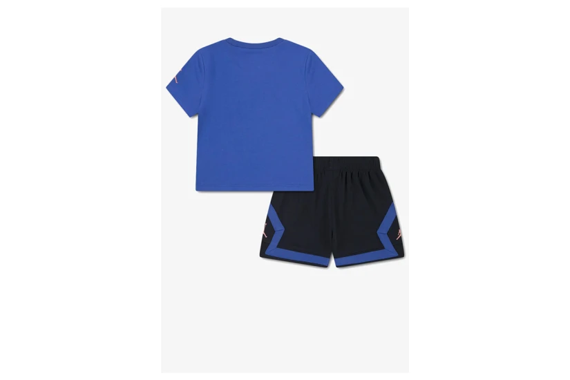 Jordan Jumpman Βρεφικό Σετ Κοντομάνικη Μπλούζα - Σορτς Ρουά, Μαύρο