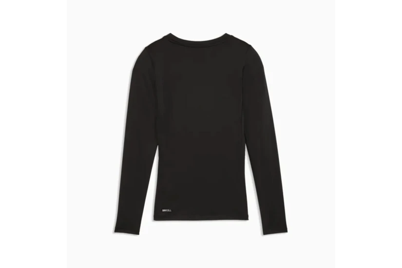 Puma Teamliga26 Slim Baselayer Παιδική Ισοθερμική Μπλούζα Μαύρη