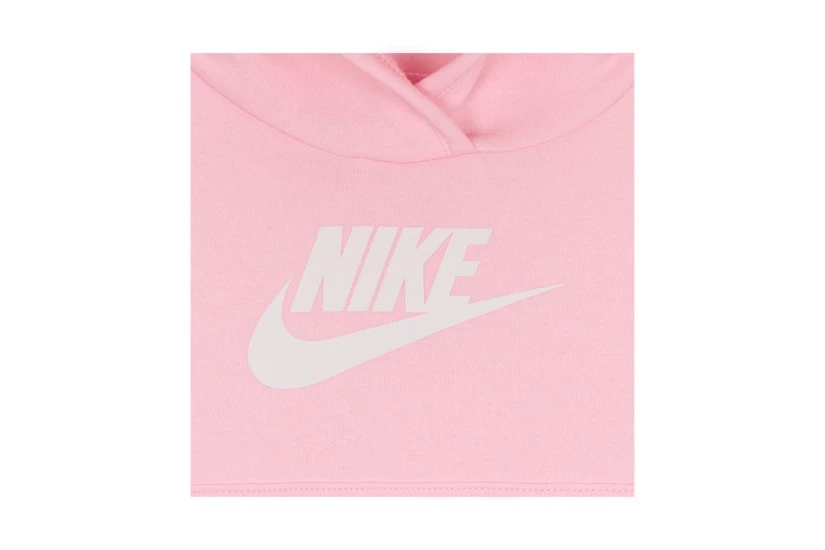 Nike Club Fleece Βρεφικό Σετ Hoodie - Παντελόνι Φόρμας Ροζ