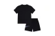Nike Sportswear In The Zone Relaxed Jersey Βρεφικό Σετ Κοντομάνικη Μπλούζα - Σορτς Μαύρο