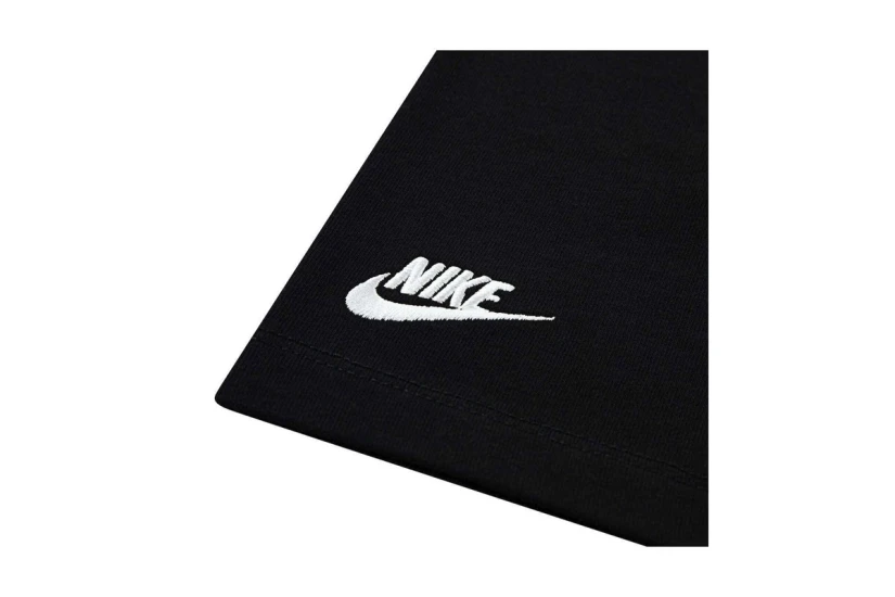 Nike Sportswear In The Zone Relaxed Jersey Βρεφικό Σετ Κοντομάνικη Μπλούζα - Σορτς Μαύρο