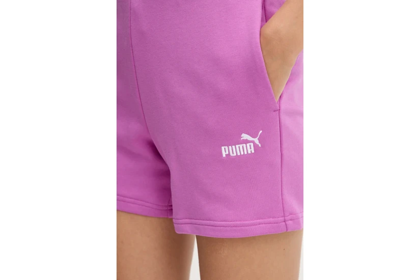 Puma Essentials Small No.1 Logo Γυναικείο Σορτς Μωβ