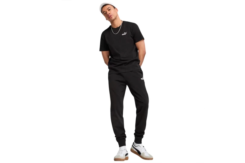 Puma Ess Small No 1 Logo Ανδρικό Κοντομάνικο T-Shirt Μαύρο