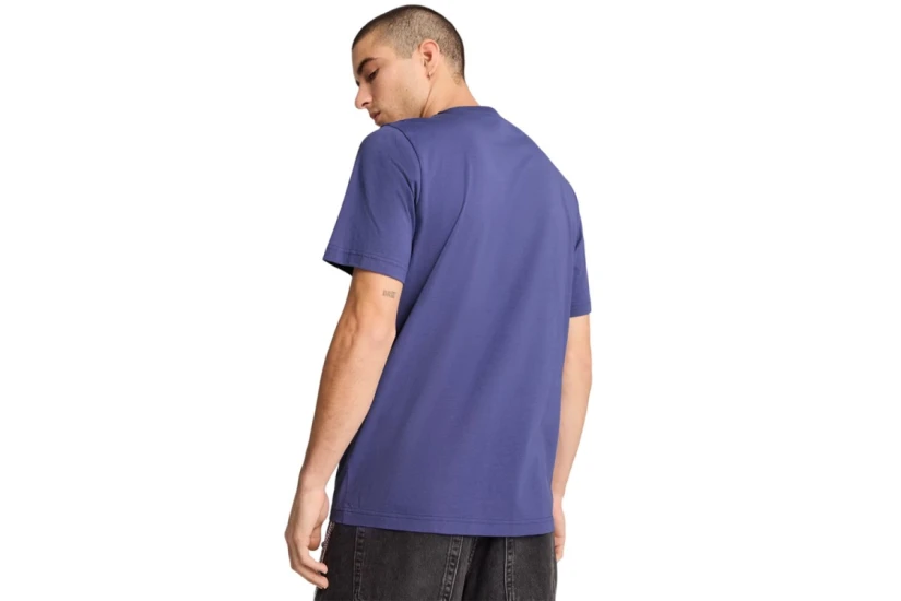Puma Ess Small No 1 Logo Ανδρικό Κοντομάνικο T-Shirt Μωβ