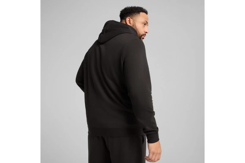 Puma Essentials Small No.1 Logo Ανδρικό Φούτερ με Κουκούλα Μαύρο
