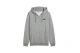 Puma Essentials No.1 Logo Ανδρική Βαμβακερή Ζακέτα με Κουκούλα Γκρι