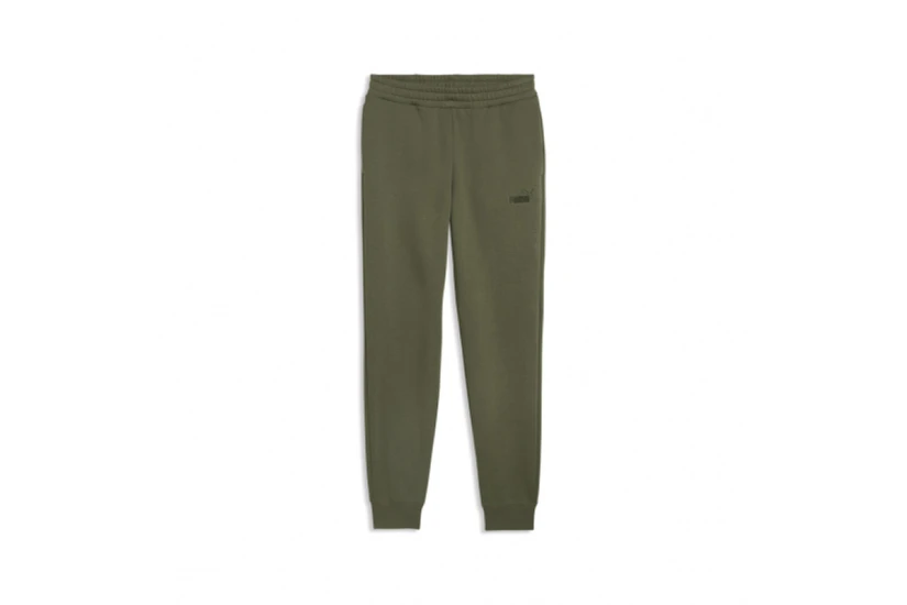 Puma Essentials No.1 Logo Ανδρικό Παντελόνι Φόρμας Χακί