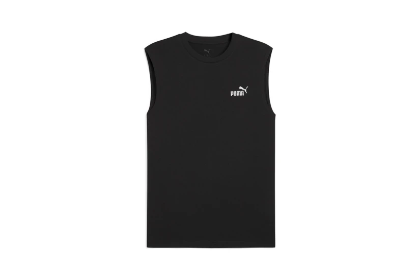 Puma Ess Sleeveless Ανδρική Αμάνικη Μπλούζα Μαύρη