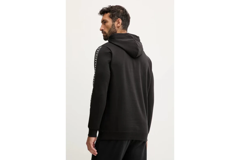 Puma Ess Tape Ανδρικό Φούτερ με Κουκούλα Μαύρο