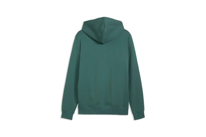 Puma Essentials 2 Color Small No.1 Logo Ανδρικό Φούτερ με Κουκούλα Πράσινο