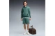 Puma Essentials 2 Color Small No.1 Logo Ανδρικό Φούτερ με Κουκούλα Πράσινο