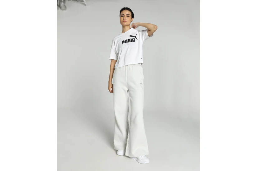 Puma Essentials No.1 Logo Γυναικείο Cropped Κοντομάνικο T-Shirt