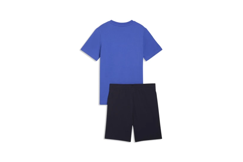 Puma Essentials 2 Color No.1 Logo Παιδικό Σετ Κοντομάνικη Μπλούζα - Σορτς