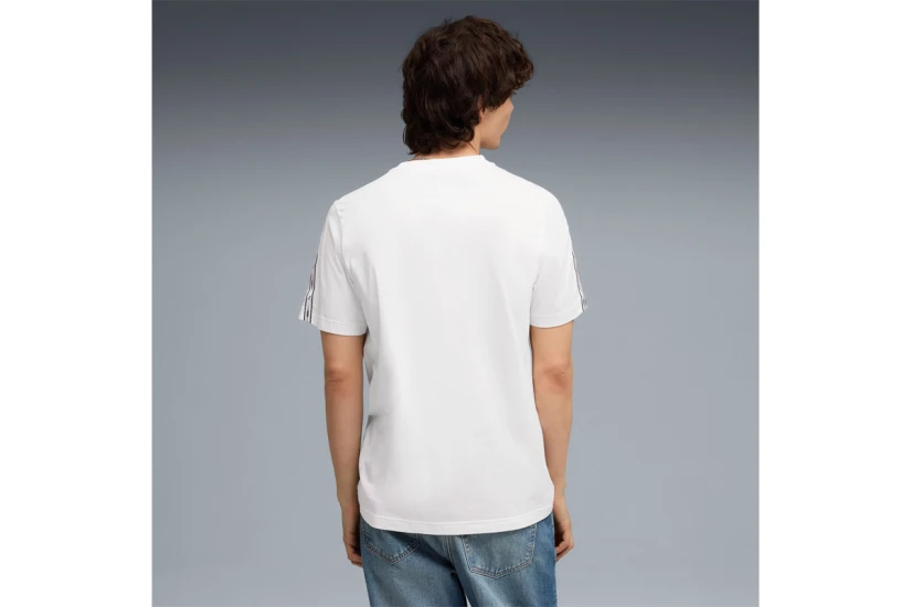Puma Essentials Tape Ανδρικό Κοντομάνικο T-Shirt Λευκό, Μαύρο
