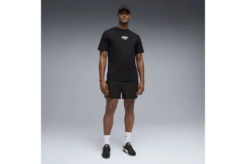 Puma Essentials Tape Woven Ανδρικό Αθλητικό Σορτς Μαύρο, Λευκό