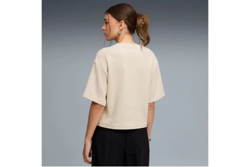 Puma Essentials Elevated Relaxed T-Shirt Γυναικείο (691813 87)