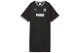 Puma Sport Relaxed Jersey Γυναικείο Mini Φόρεμα Μαύρο, Λευκό