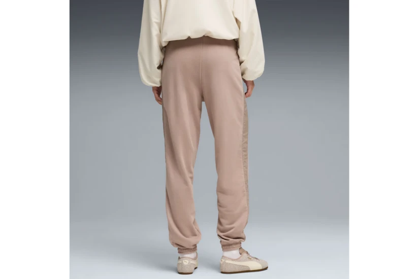 Puma Her High-Waist Γυναικείο Παντελόνι Φόρμας Σάπιο Μήλο