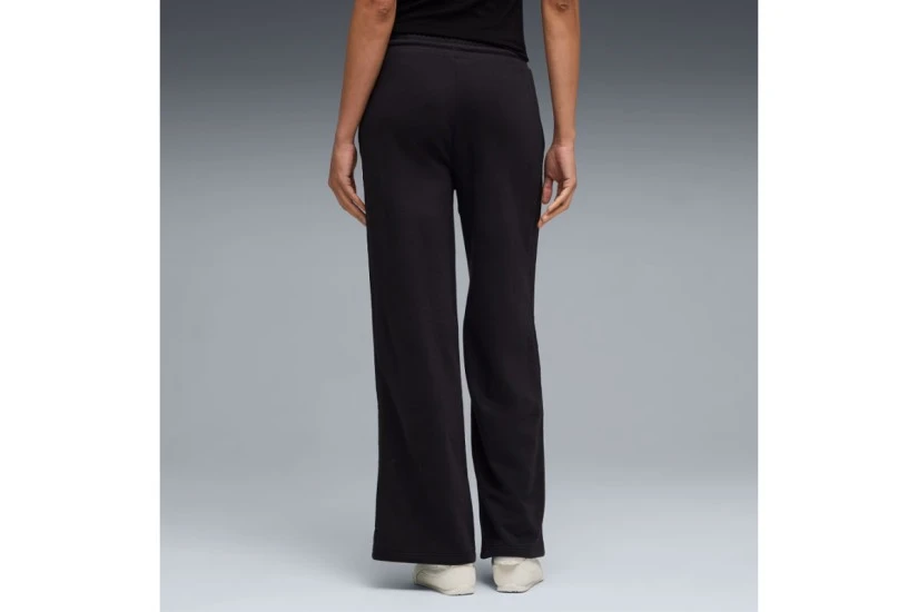 Puma Her High-Waist Wide-Leg Γυναικείο Παντελόνι Φόρμας Μαύρο