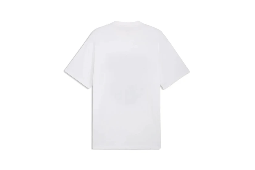 Puma Flagrant Foul Graphic Basketball Ανδρικό Κοντομάνικο T-Shirt Λευκό, Πράσινο