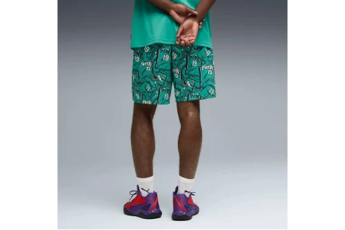 Puma Flagrant Foul All Over Print Βερμούδα Μπασκετική Ανδρική (692266 01)