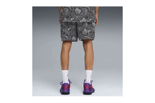 Puma Flag Foul All Over Print 15Cm Βερμούδα Μπασκετική Ανδρική (692277 01)