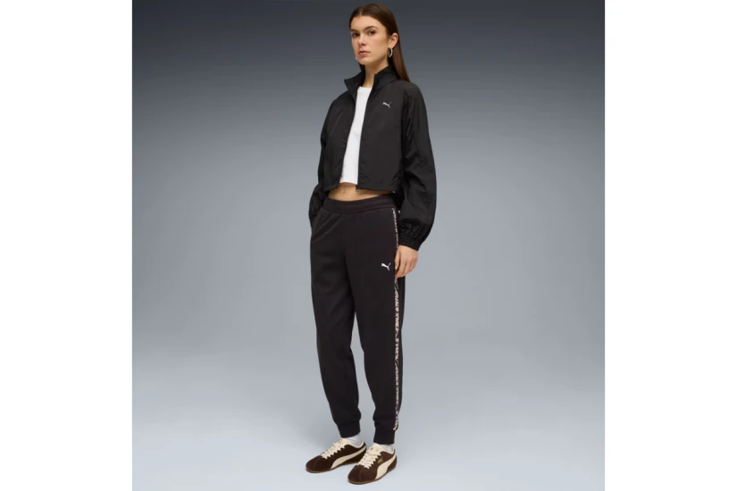 Puma Essentials Graphics Animal Γυναικείο Παντελόνι Φόρμας Μαύρο