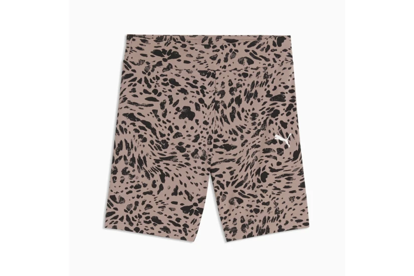 Puma Essentials Graphic Animal Print Παιδικό Κοντό Κολάν Σάπιο Μήλο, Μαύρο